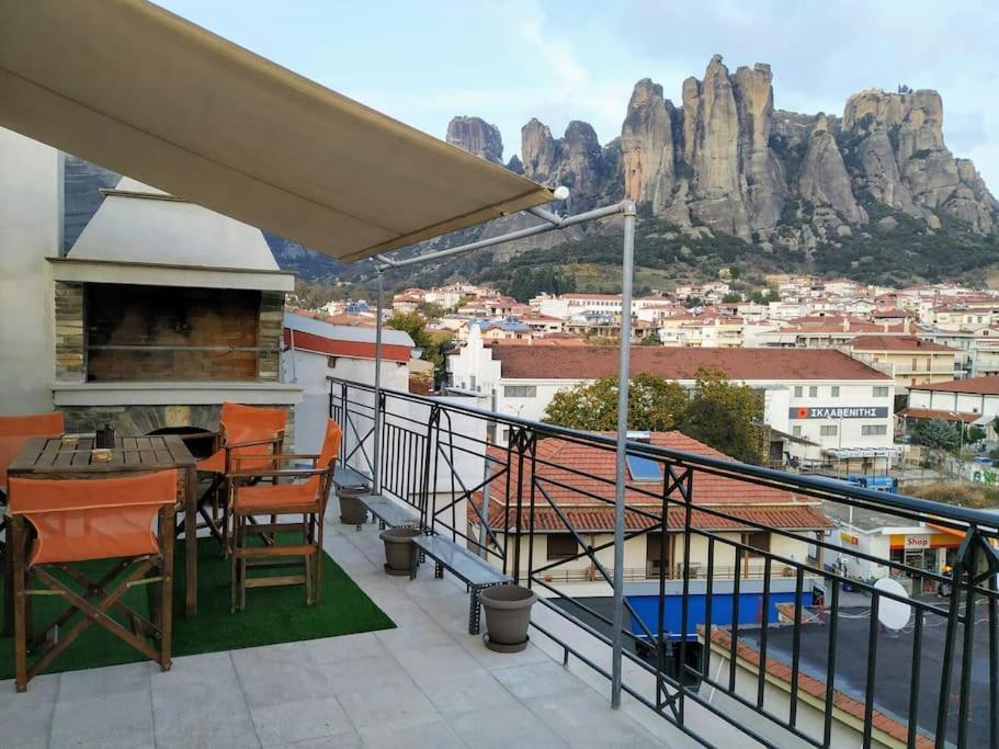 Best View Of Meteora In "Stavros Home" Kalampáka Dış mekan fotoğraf