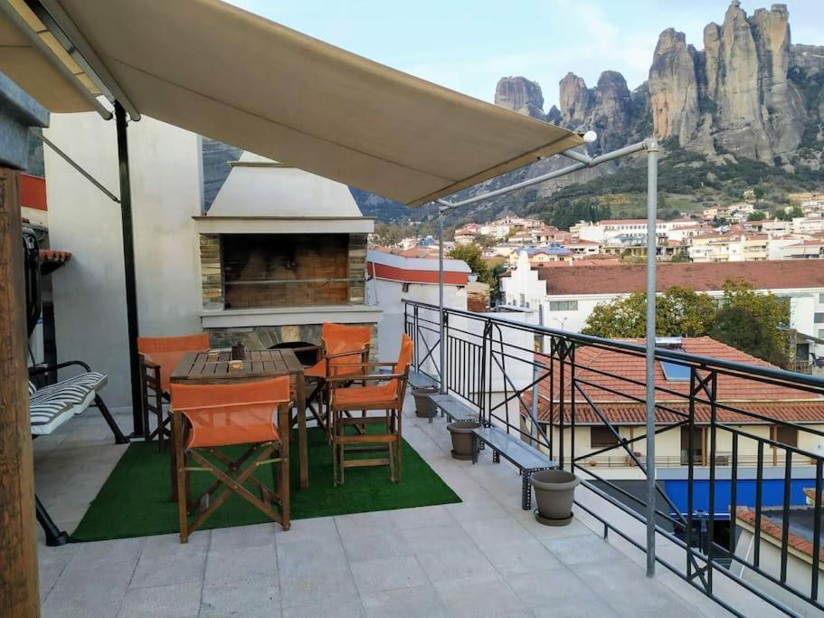 Best View Of Meteora In "Stavros Home" Kalampáka Dış mekan fotoğraf